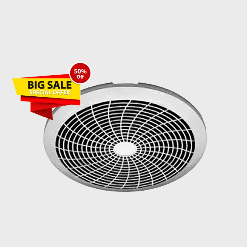 Heller White 200mm Ball Bearing Ceiling Exhaust Fan | Bathroom, Ensuite, Laundry