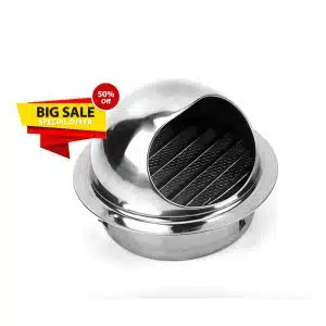 Fanaire 150mm Dome Stainless Vent Louver